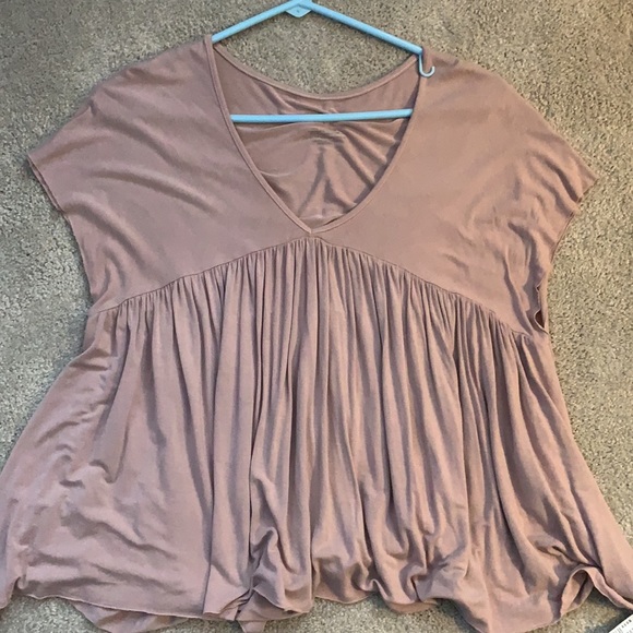 Mauve pink soft & sexy T - Picture 2 of 3